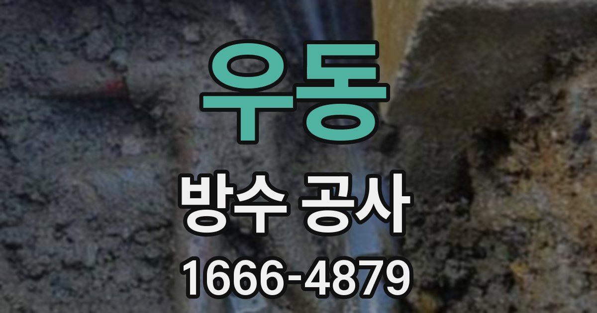 우동 방수 공사