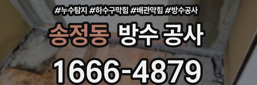 송정동 방수 공사