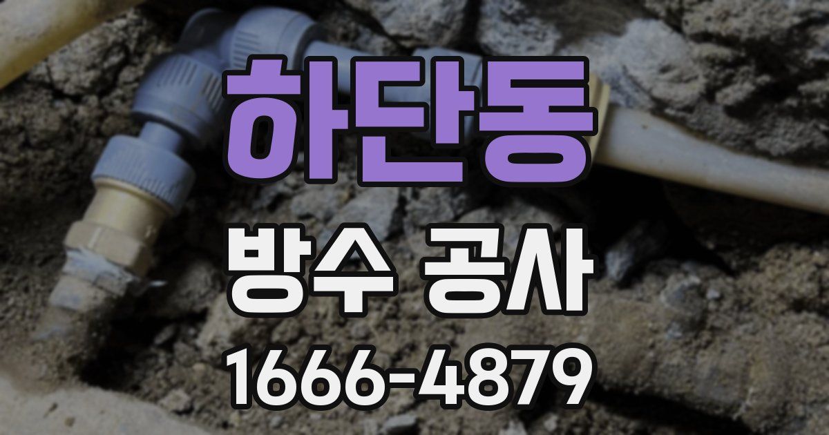 하단동 방수 공사