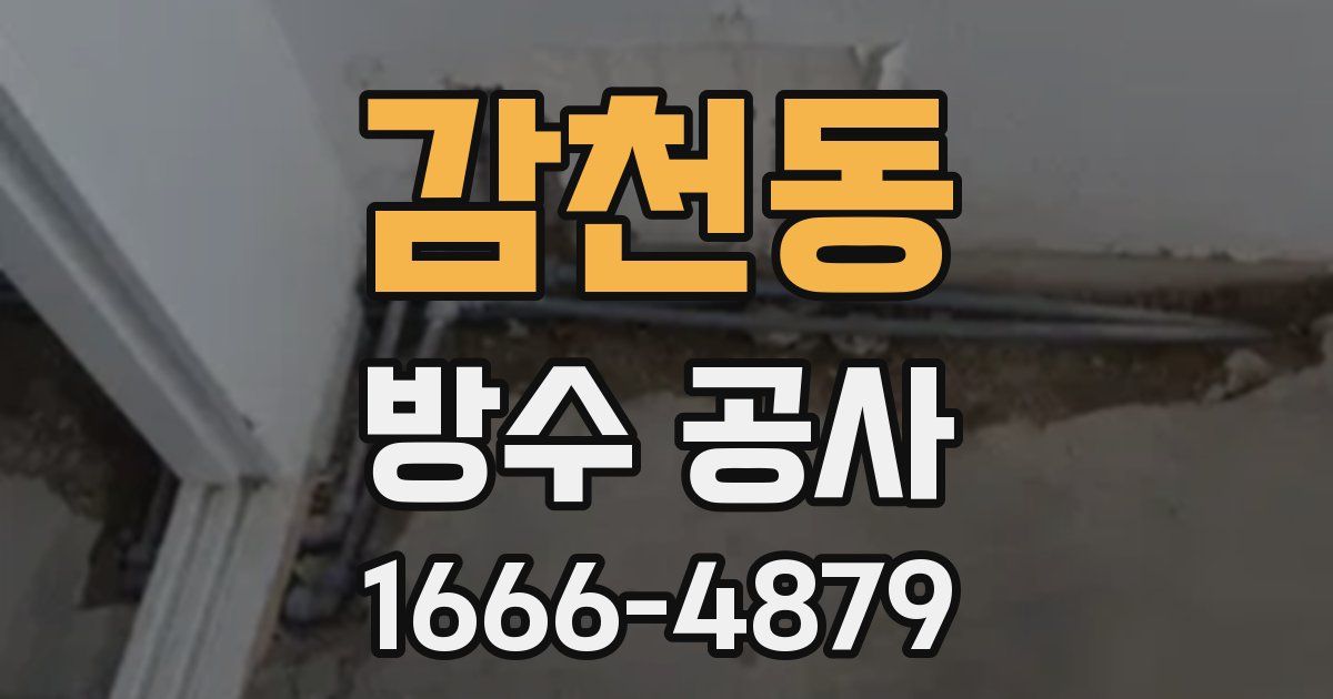 감천동 방수 공사