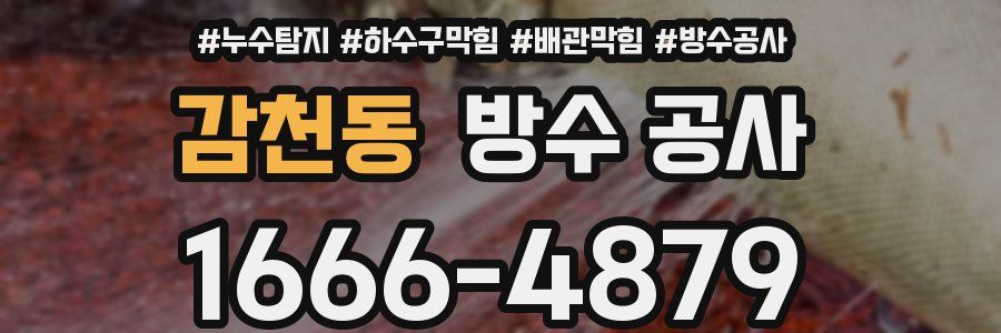 감천동 방수 공사
