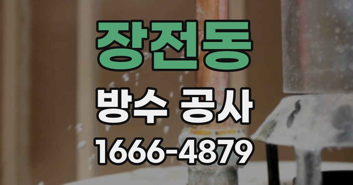 장전동 방수 공사