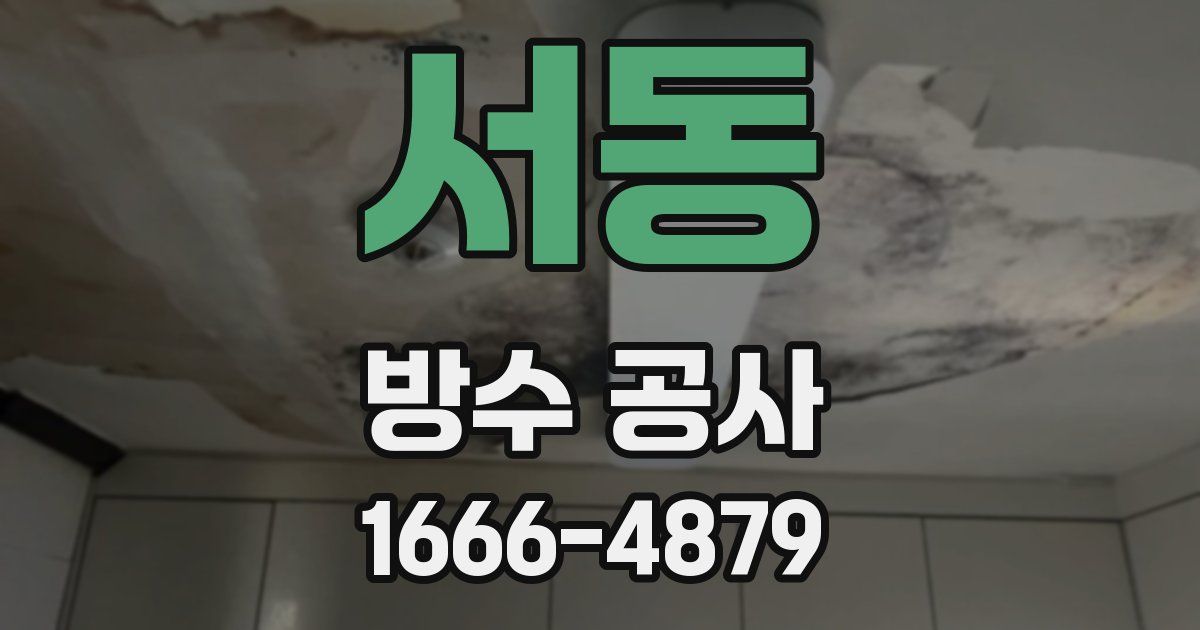 서동 방수 공사