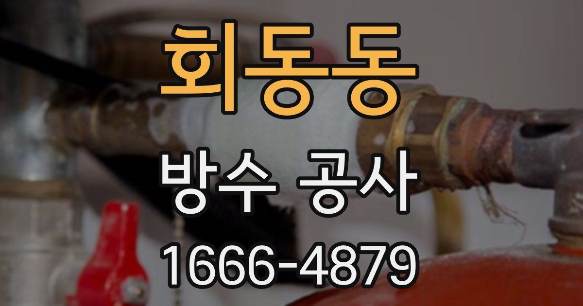회동동 방수 공사