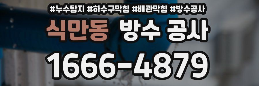 식만동 방수 공사