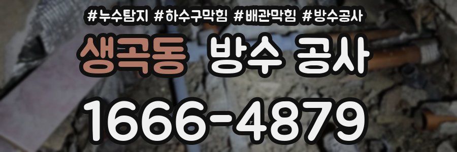 생곡동 방수 공사