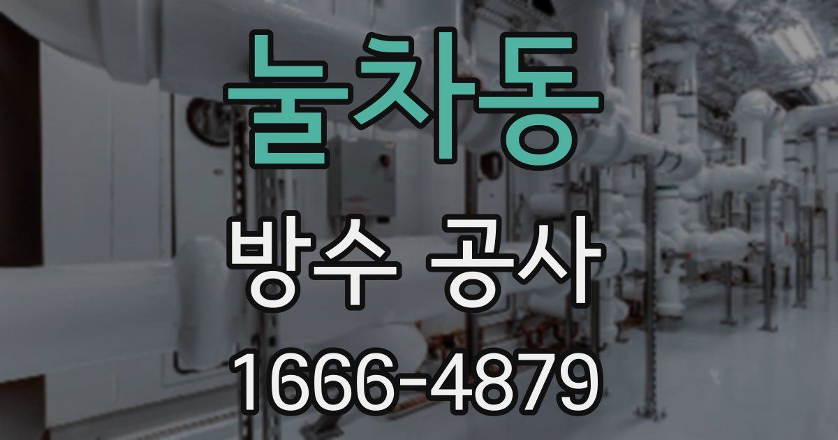 눌차동 방수 공사
