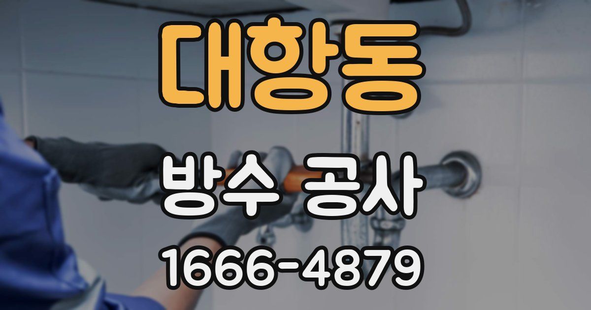 대항동 방수 공사