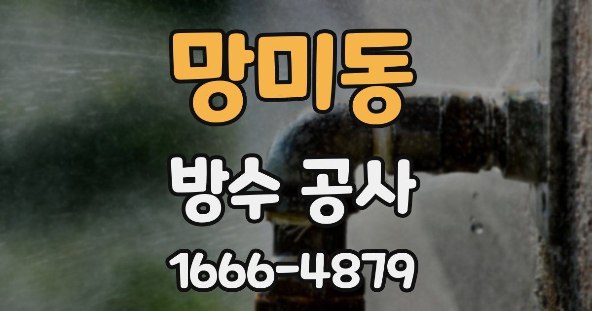 망미동 방수 공사