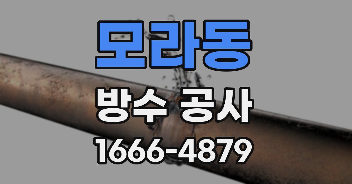 모라동 방수 공사