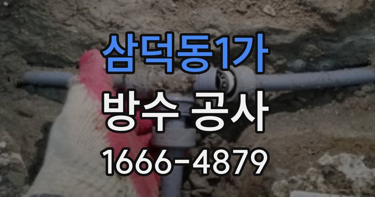 삼덕동1가 방수 공사