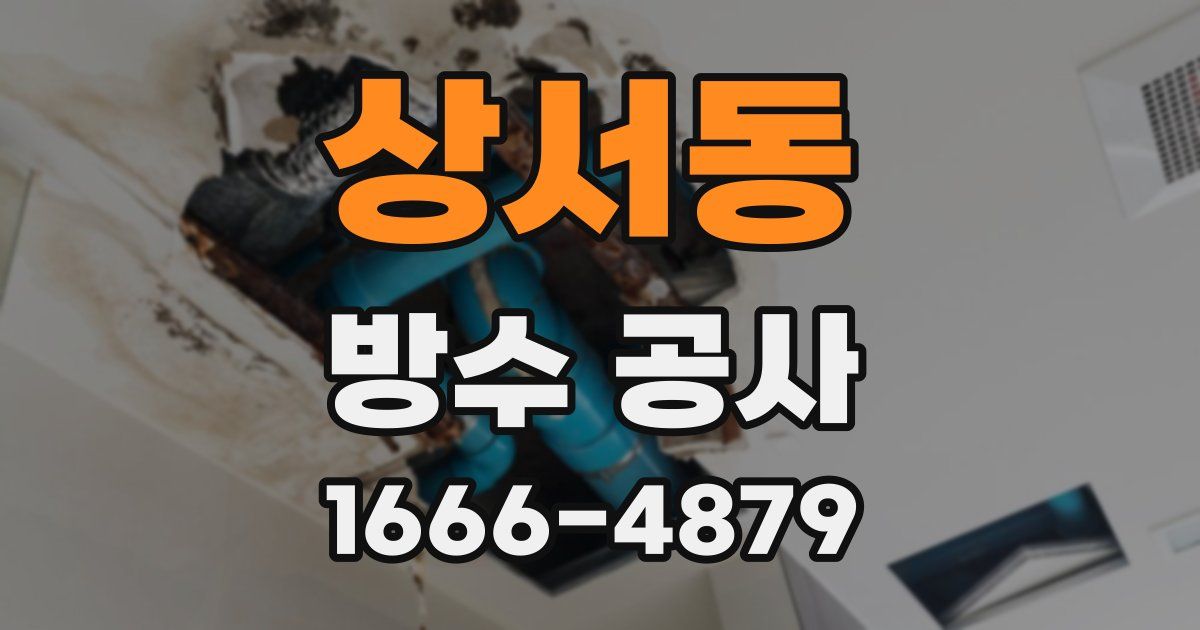 상서동 방수 공사