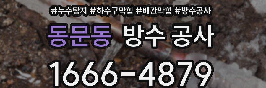 동문동 방수 공사