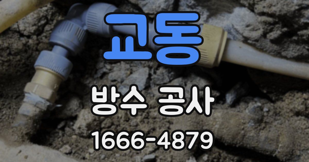 교동 방수 공사