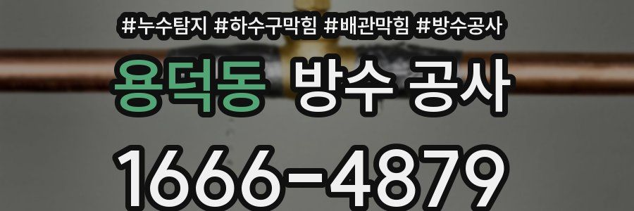 용덕동 방수 공사