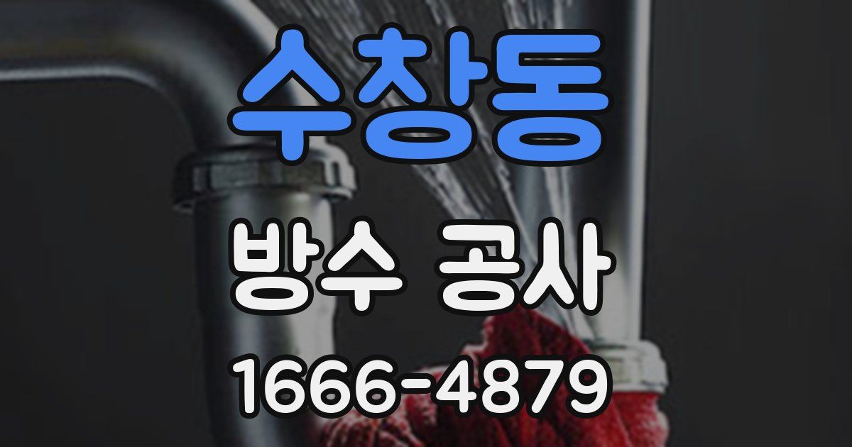 수창동 방수 공사