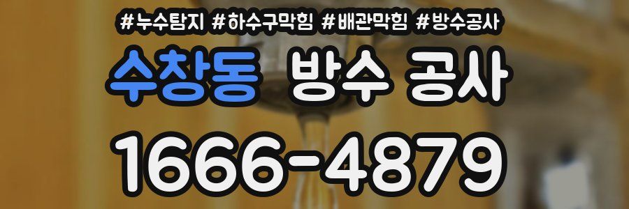 수창동 방수 공사