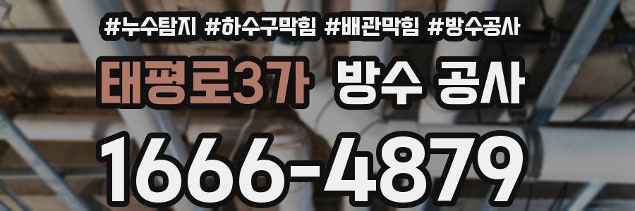 태평로3가 방수 공사