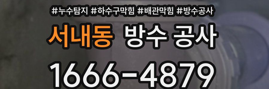 서내동 방수 공사