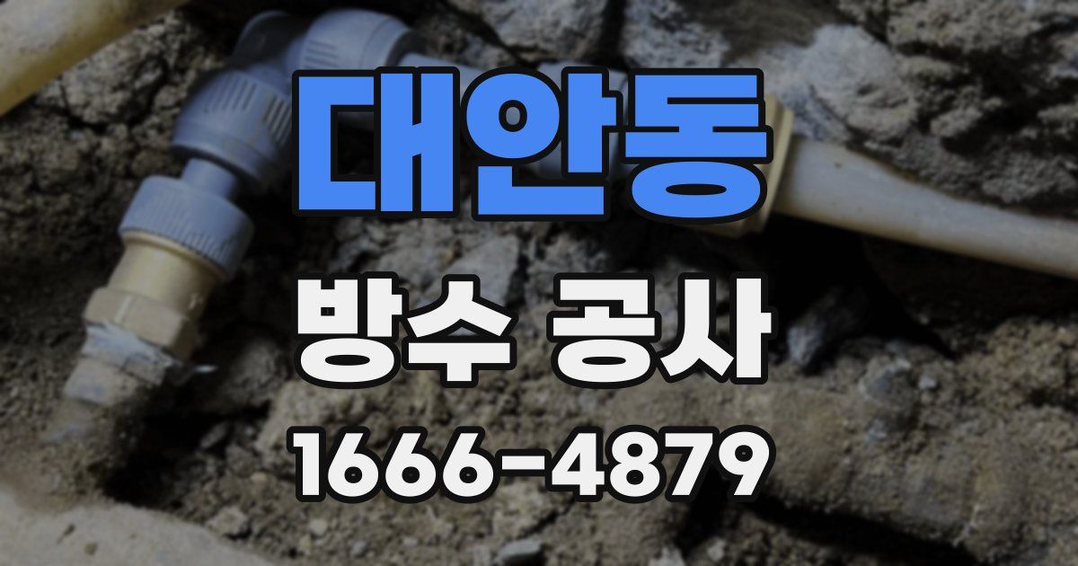대안동 방수 공사