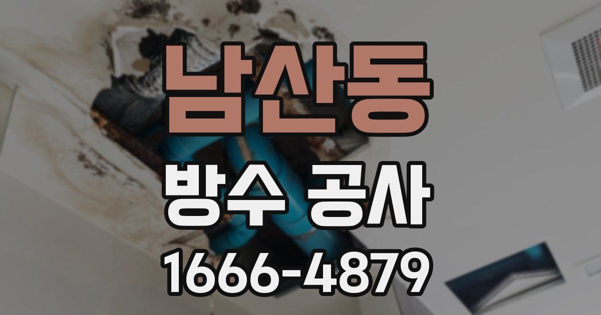 남산동 방수 공사