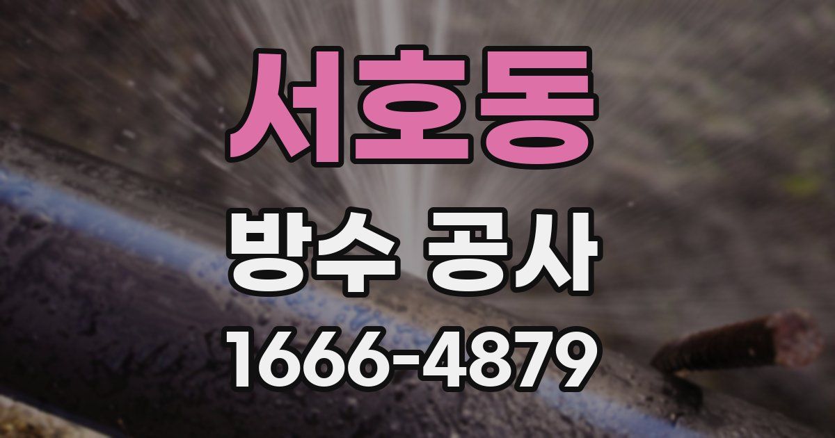 서호동 방수 공사