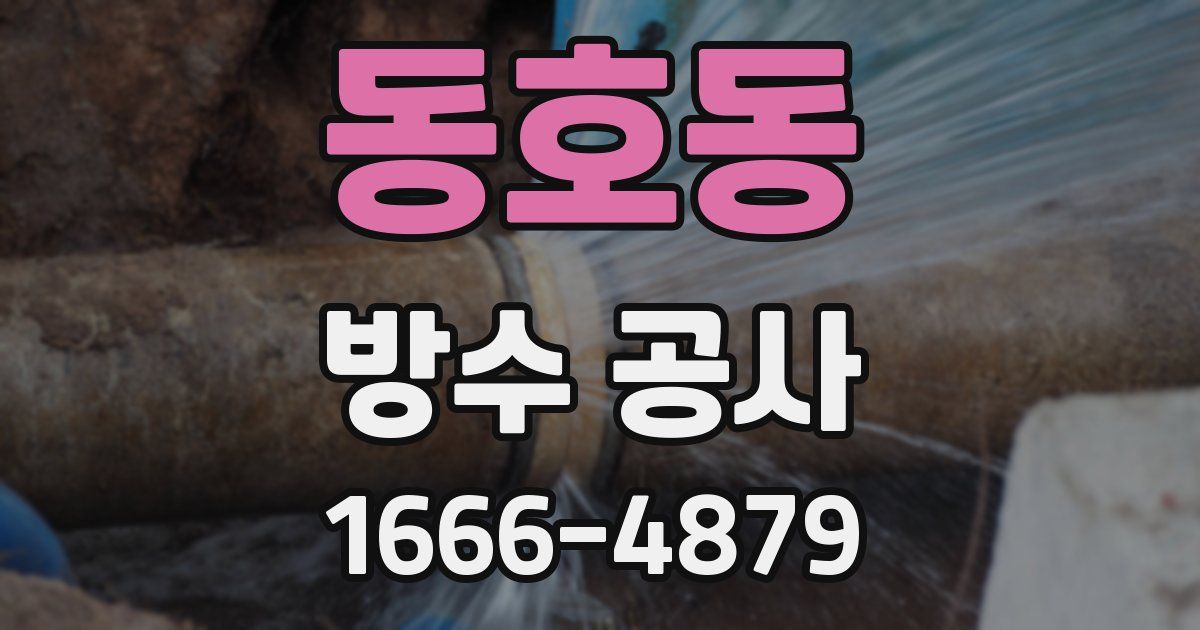동호동 방수 공사