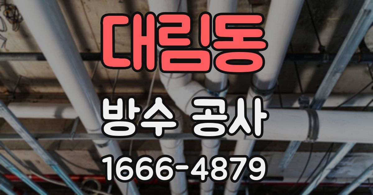 대림동 방수 공사
