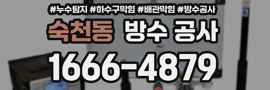 숙천동 방수 공사