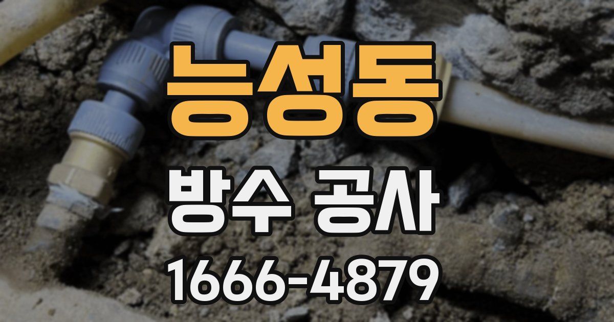 능성동 방수 공사