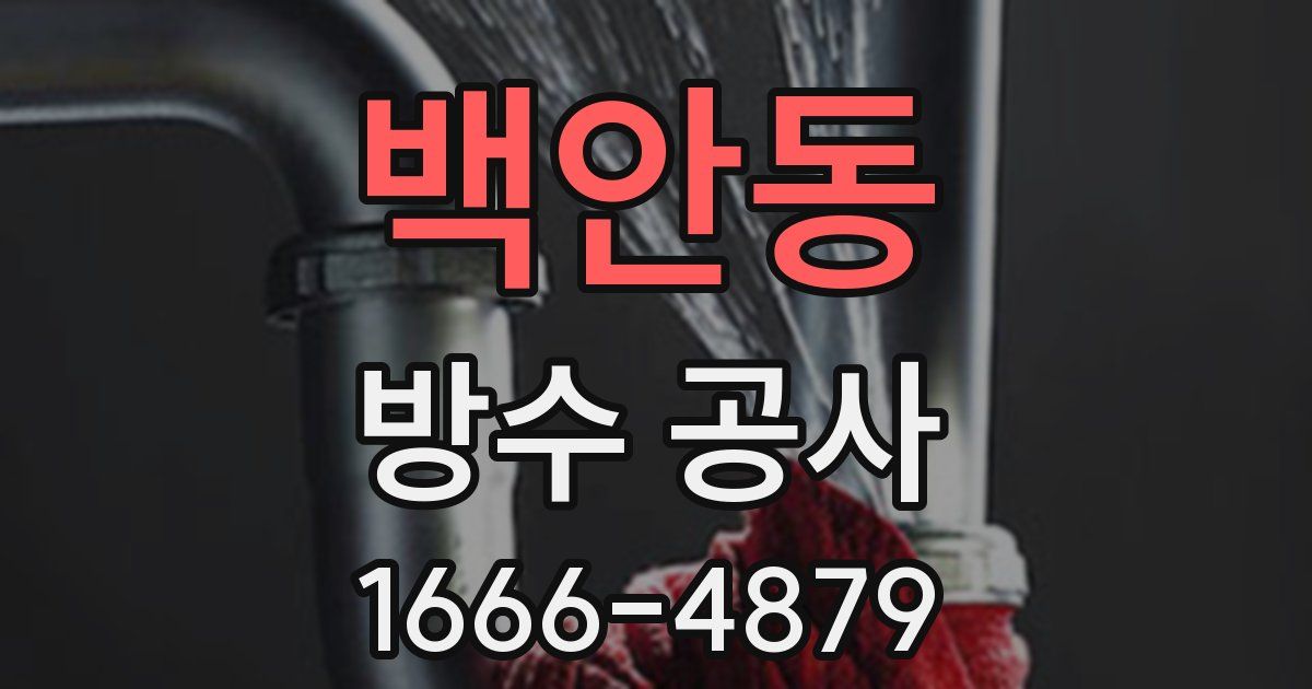 백안동 방수 공사