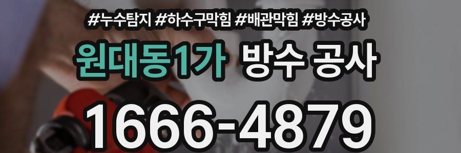 원대동1가 방수 공사
