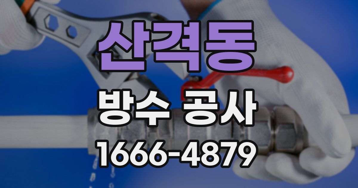 산격동 방수 공사