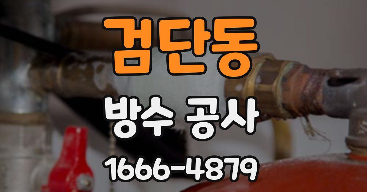 검단동 방수 공사
