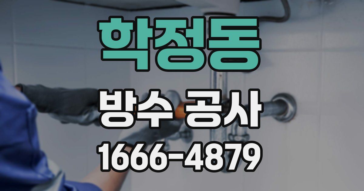학정동 방수 공사
