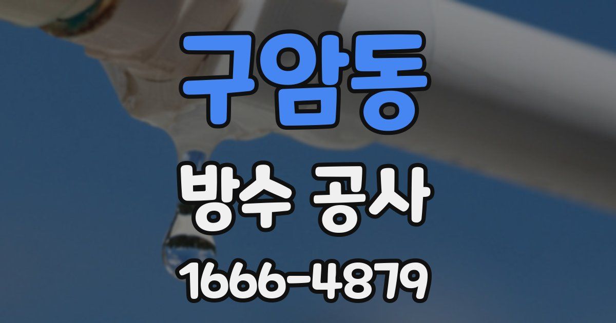 구암동 방수 공사