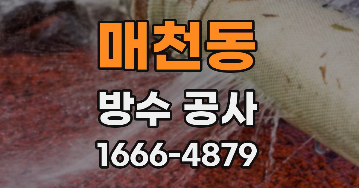 매천동 방수 공사