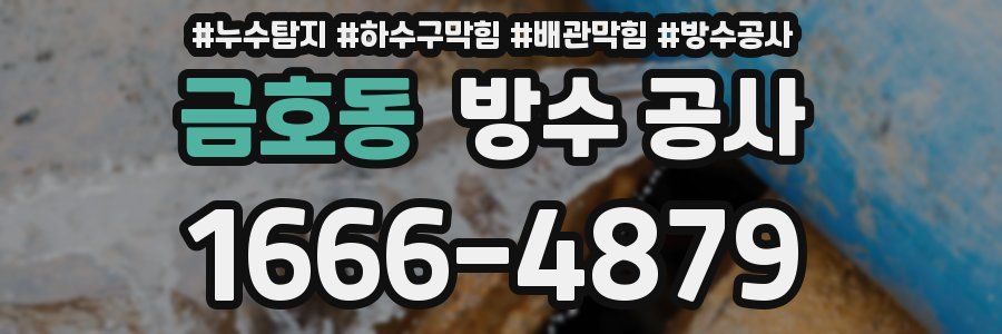 금호동 방수 공사