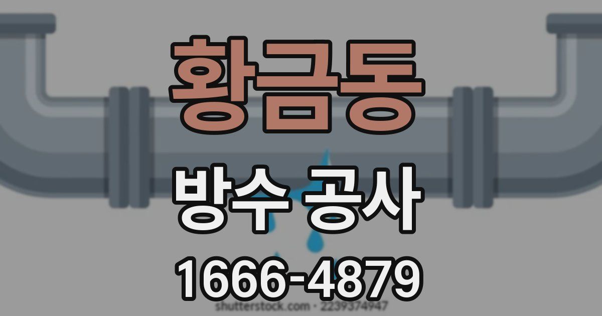 황금동 방수 공사