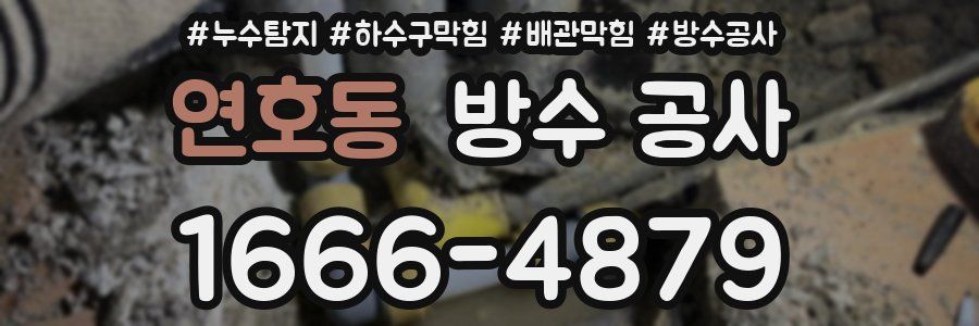 연호동 방수 공사