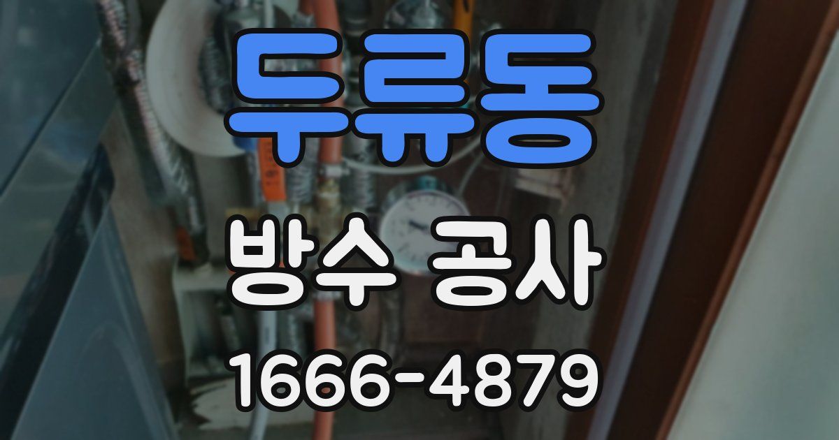 두류동 방수 공사