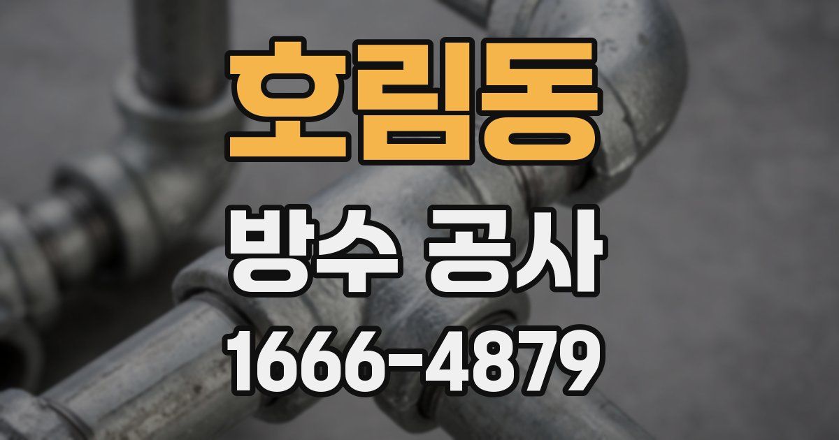 호림동 방수 공사