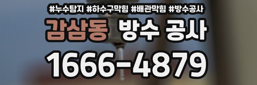 감삼동 방수 공사