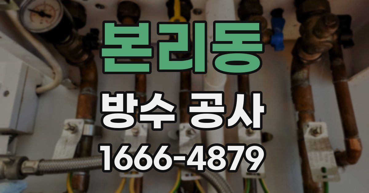 본리동 방수 공사
