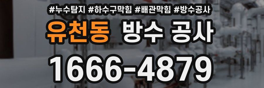 유천동 방수 공사