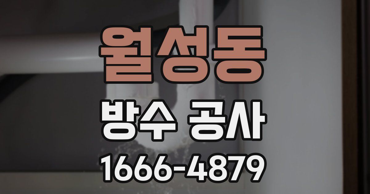 월성동 방수 공사