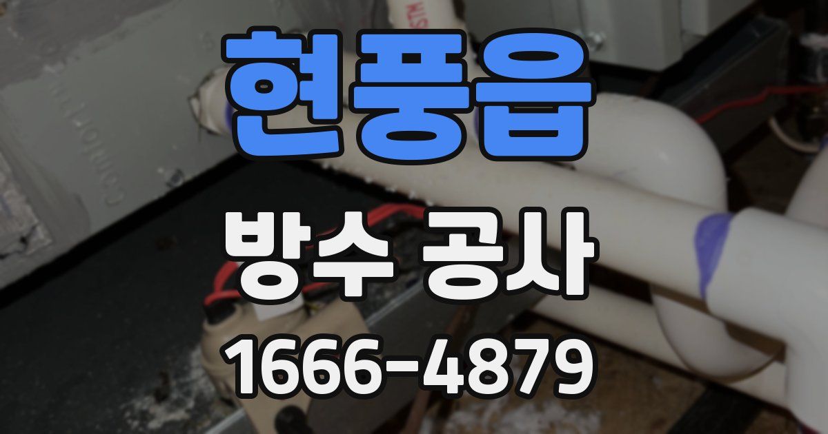 현풍읍 방수 공사