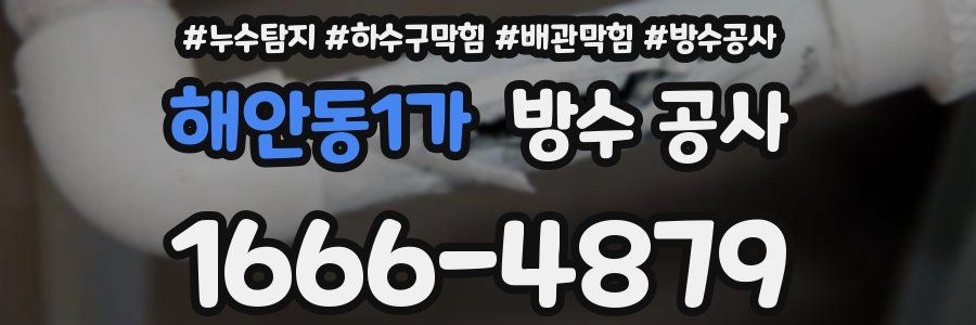 해안동1가 방수 공사
