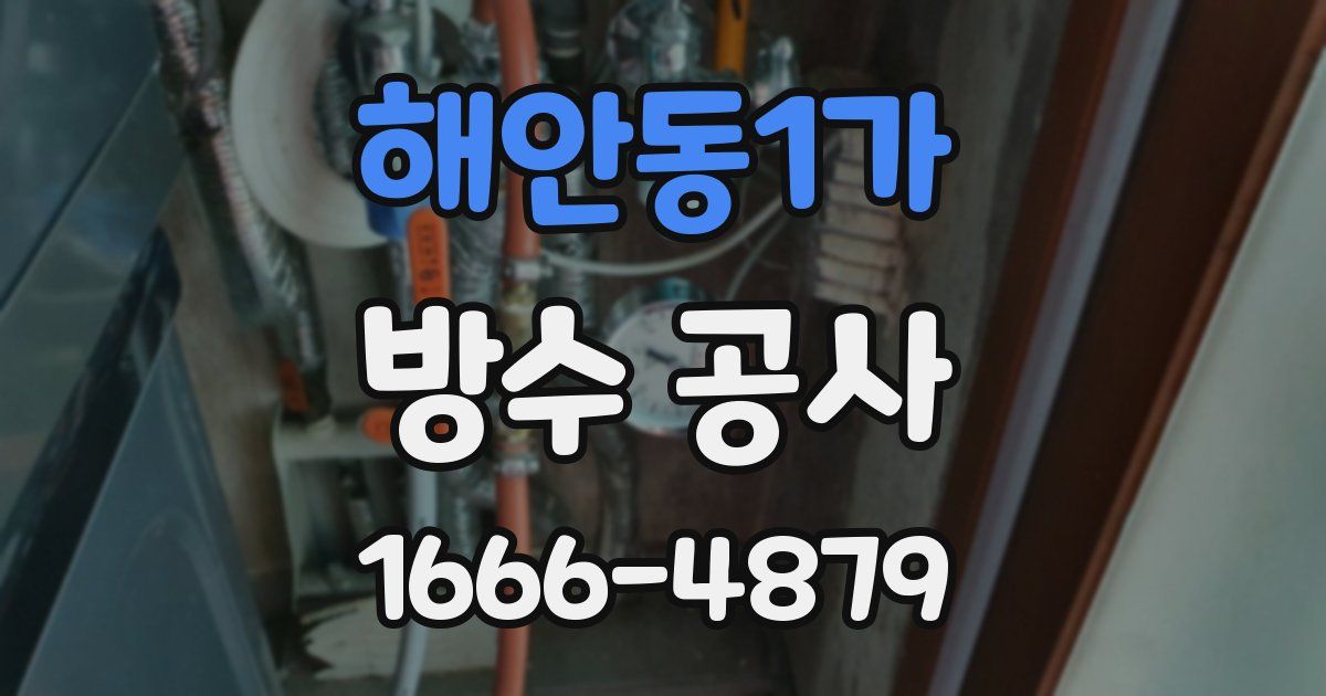 해안동1가 방수 공사
