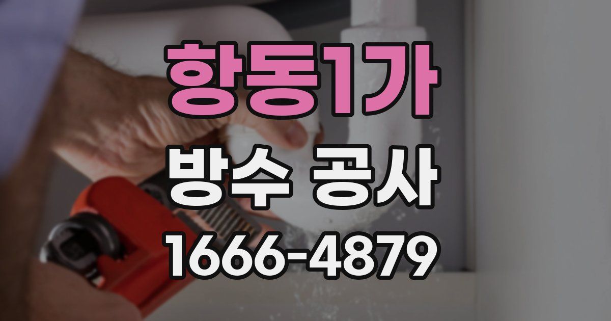 항동1가 방수 공사